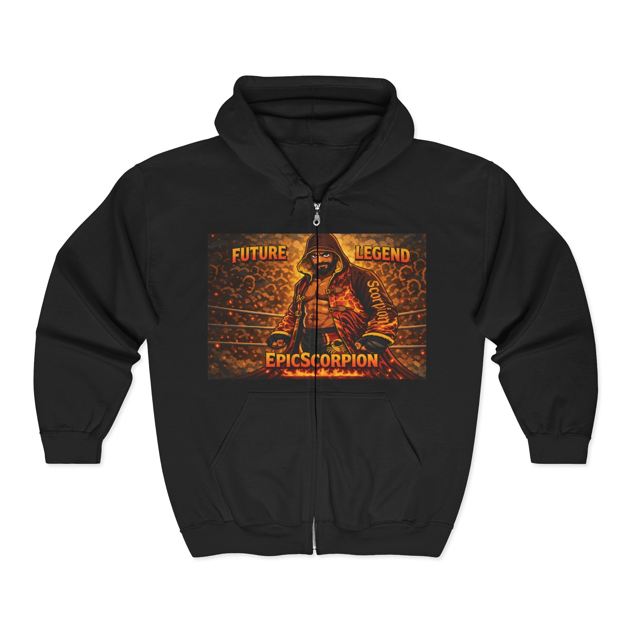 Future Legend Zip Hoodie – "I’m a Future Legend, What Are You?" Graphic Jacket