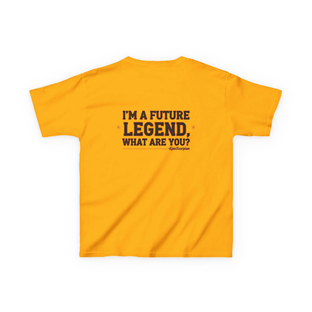 Kids Tee — "Future Legend" Epic Scorpion Graphic Shirt