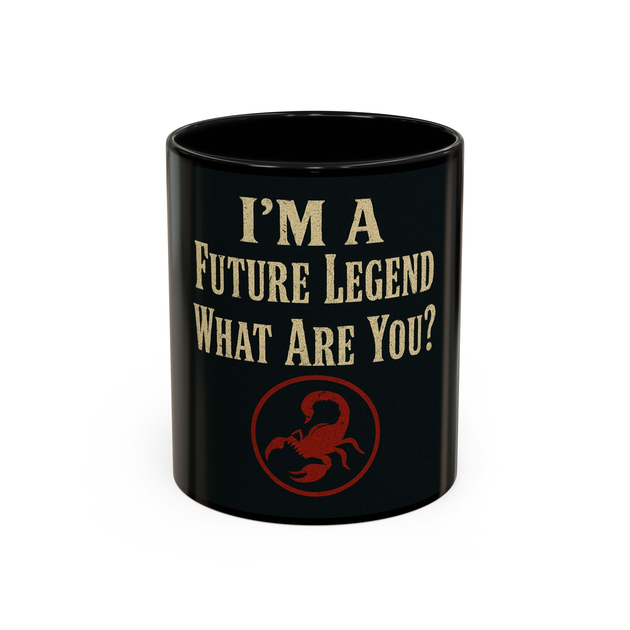 I'm a Future Legend Coffee Mug – Motivational Black Accent Mug (11/15oz)