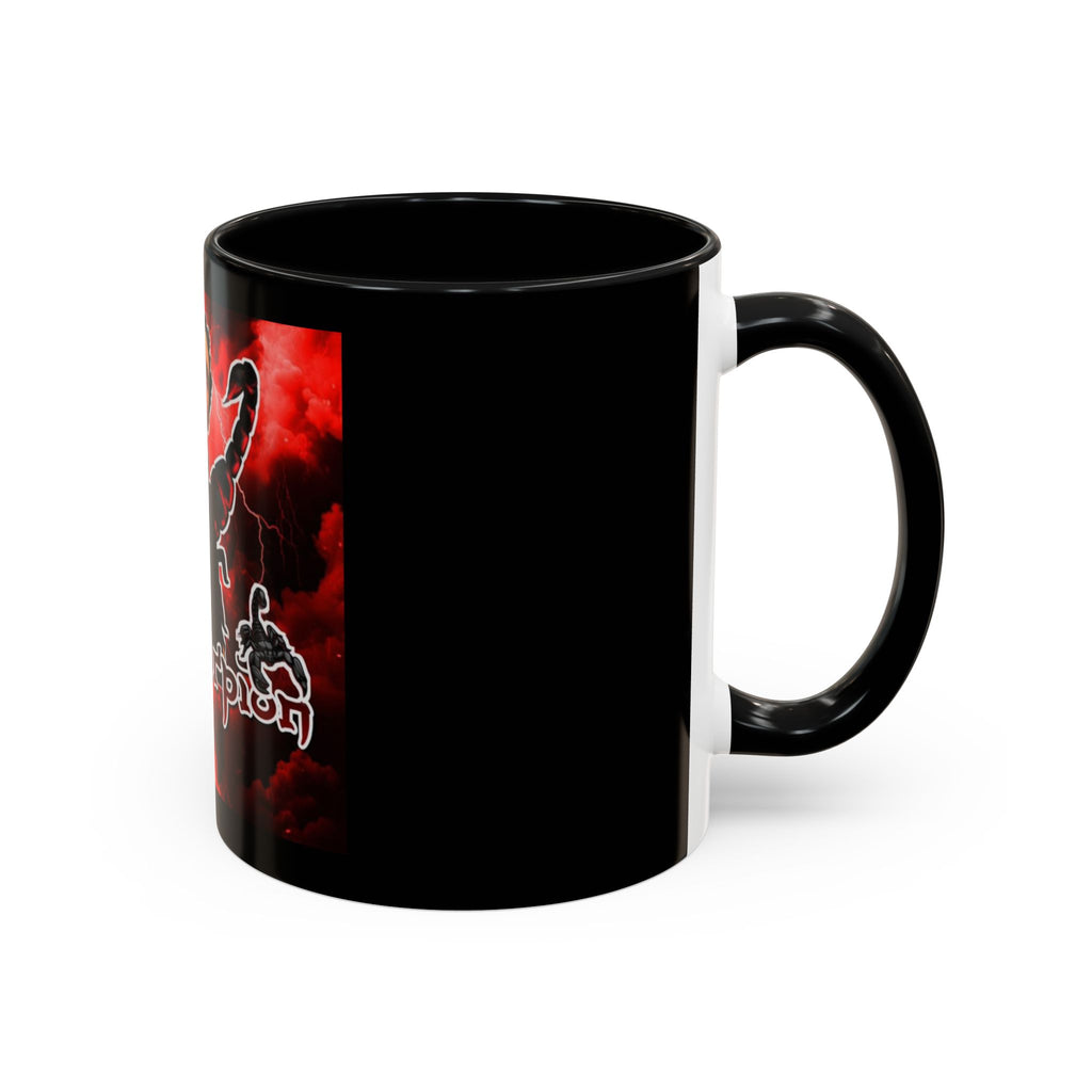 Epic Scorpion Coffee Mug – Red Lightning Gamer/Streamer Mug (11oz & 15oz)