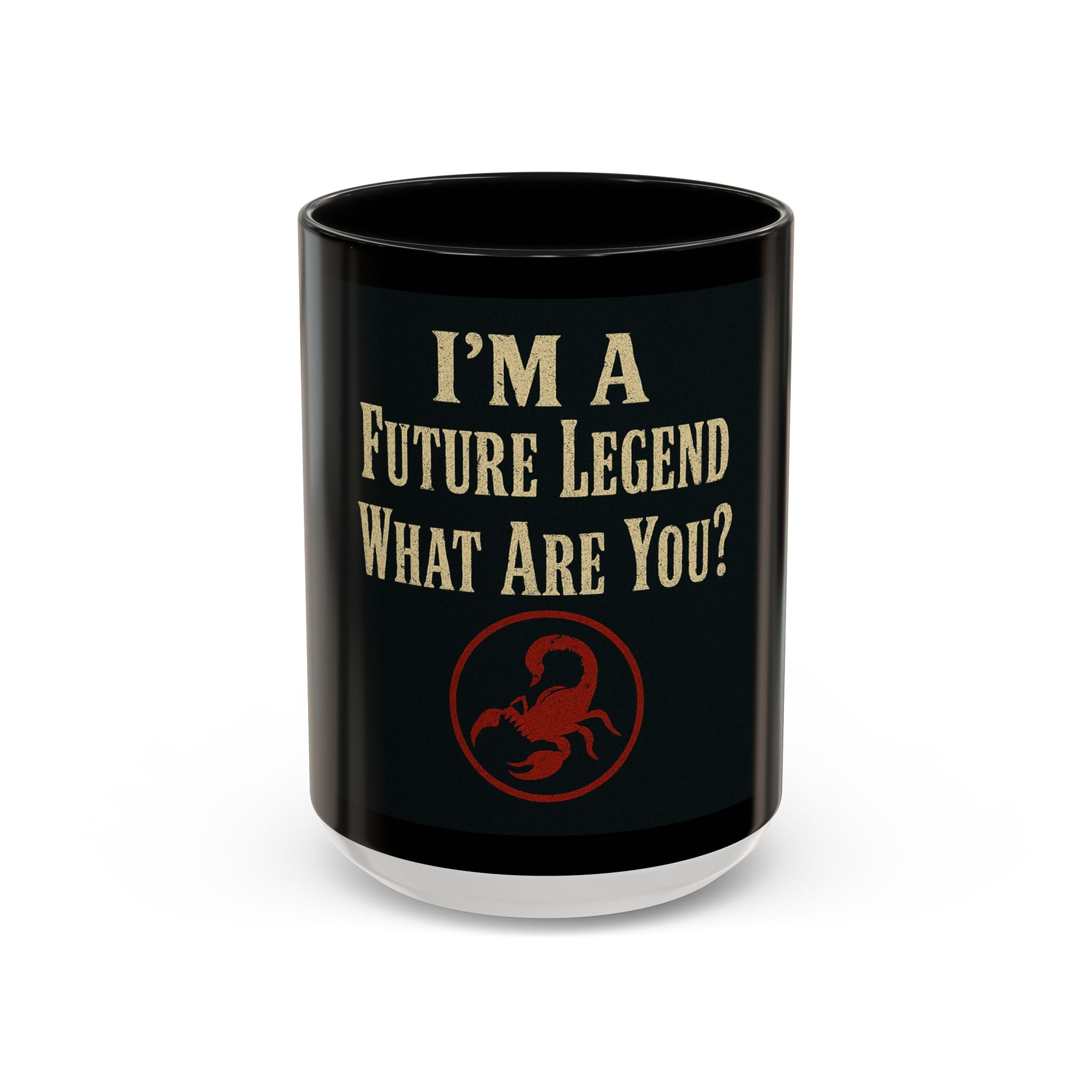 I'm a Future Legend Coffee Mug – Motivational Black Accent Mug (11/15oz)