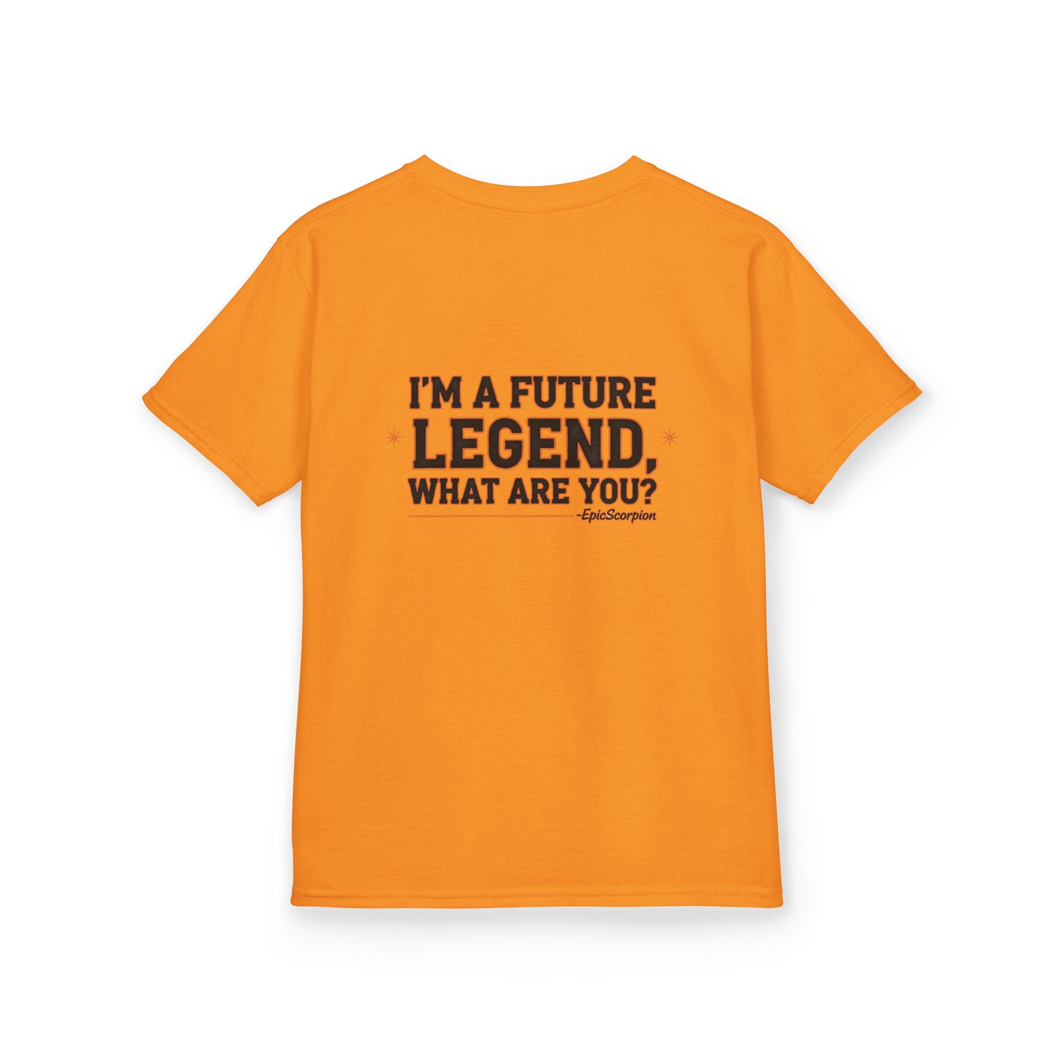 Kids Tee — "Future Legend" Epic Scorpion Graphic Shirt