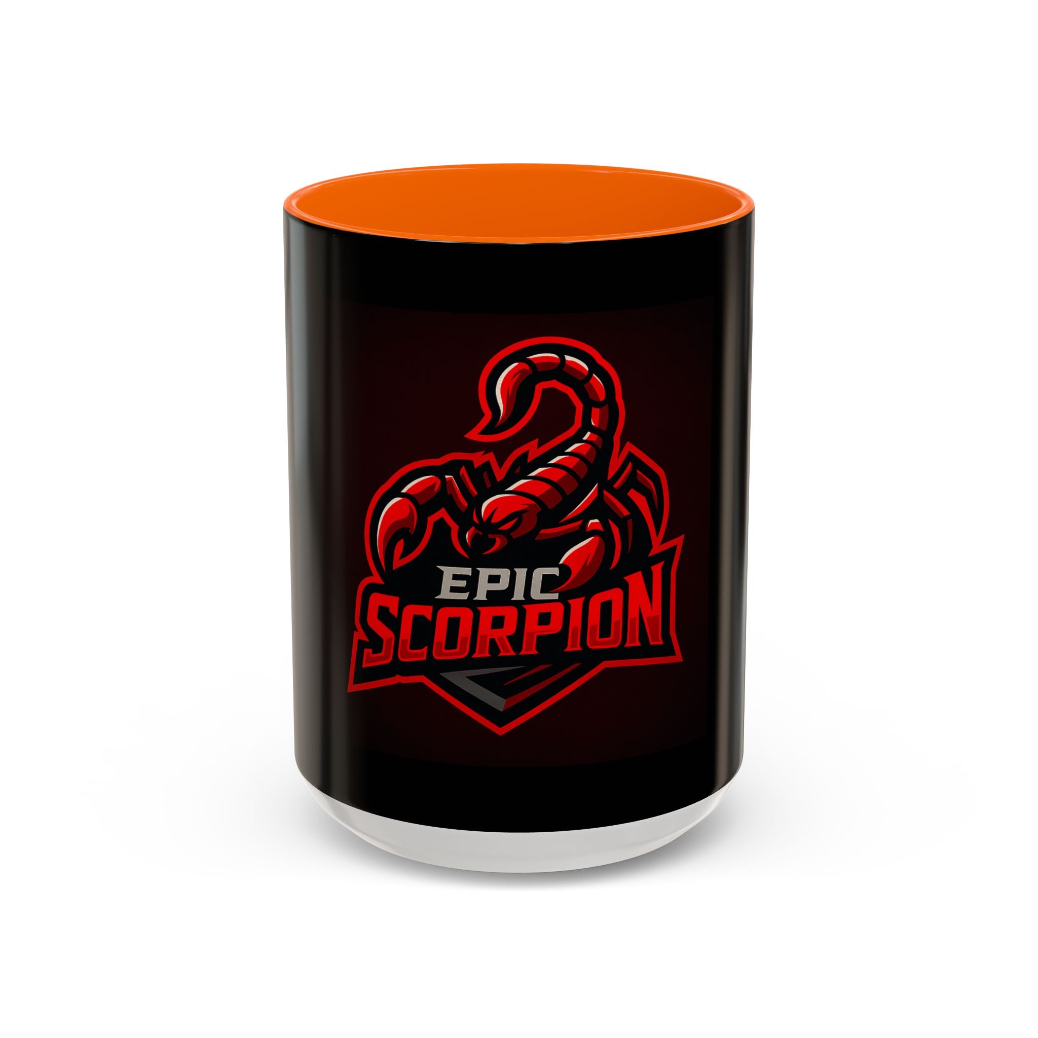 Epic Scorpion Coffee Mug – Red Gaming Logo Accent Mug