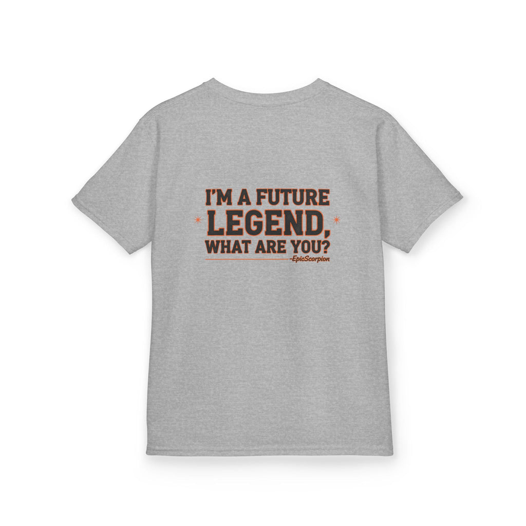 Kids Tee — "Future Legend" Epic Scorpion Graphic Shirt