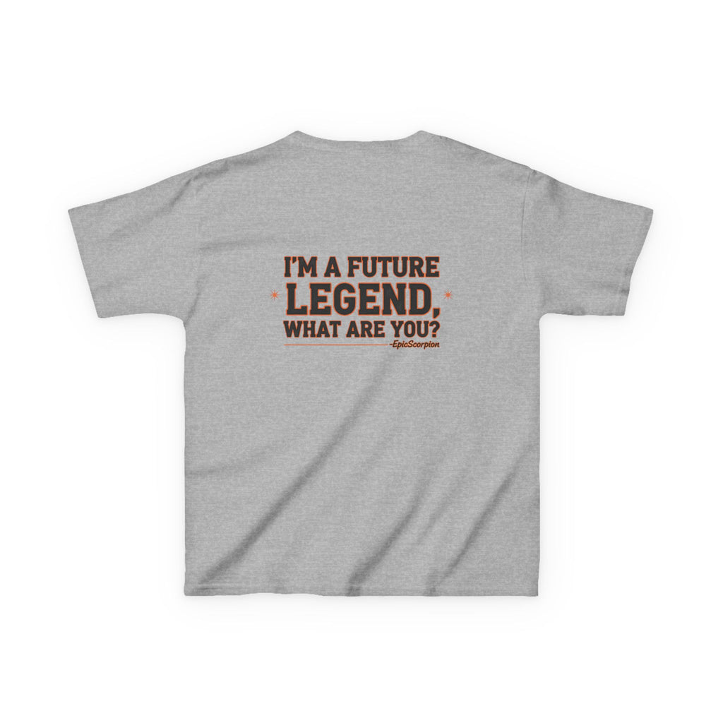 Kids Tee — "Future Legend" Epic Scorpion Graphic Shirt