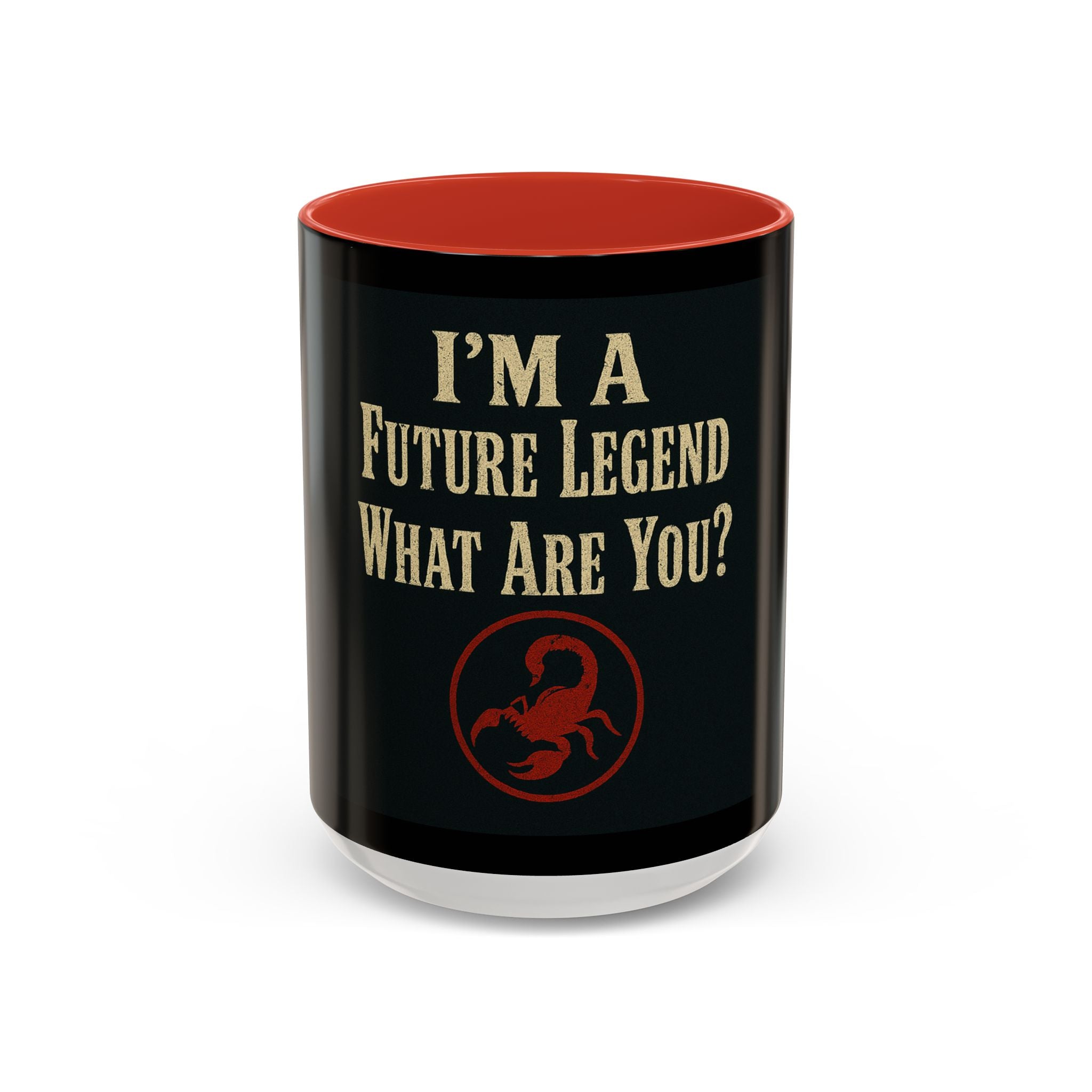 I'm a Future Legend Coffee Mug – Motivational Black Accent Mug (11/15oz)