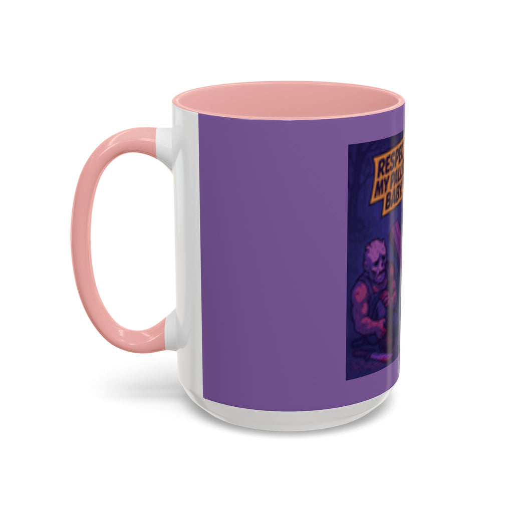 Respect My Pallet Baby Coffee Mug — Funny Gamer/Artist Palette Mug (11/15oz)