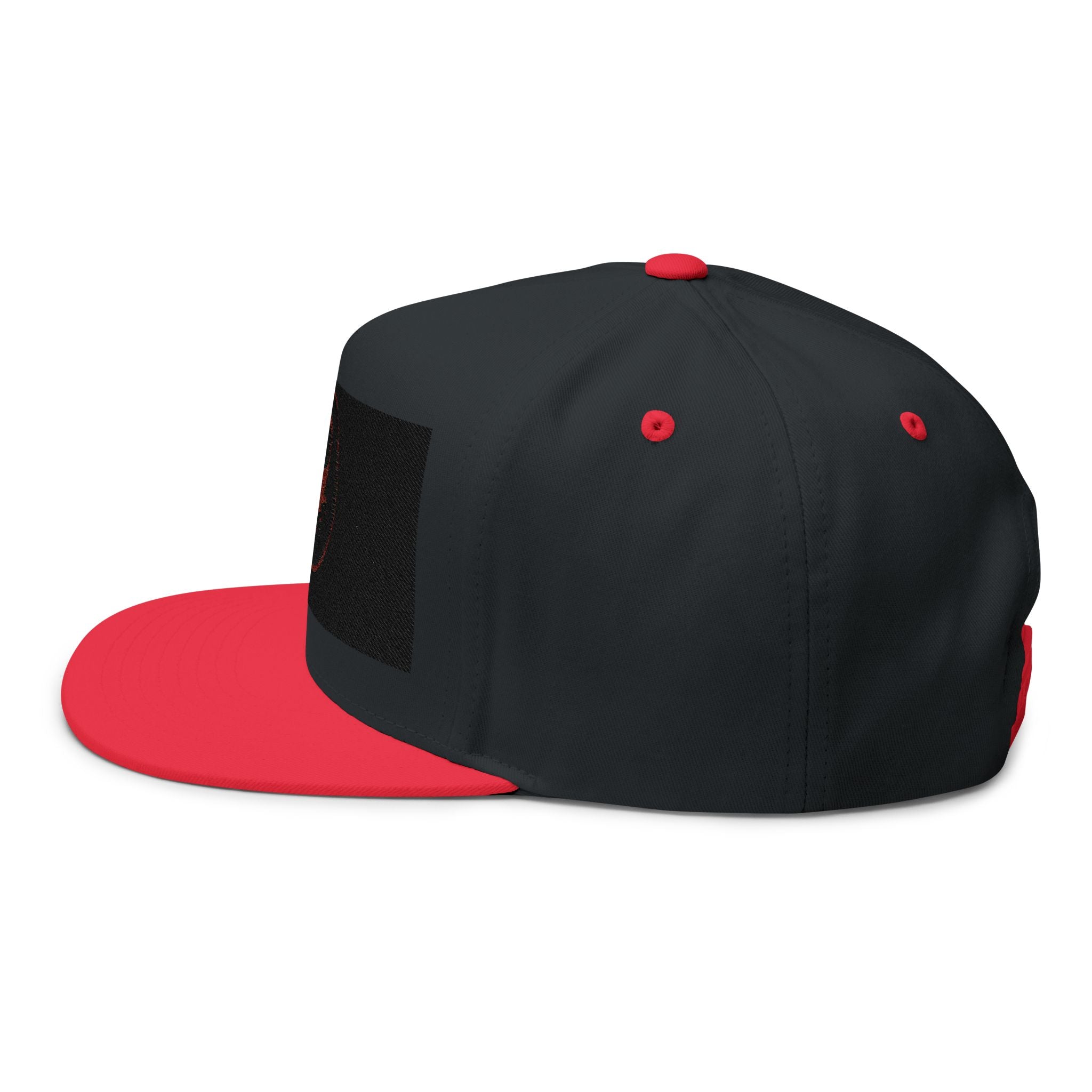 Scorpio Embroidered Flat Bill Cap – Red Zodiac Scorpion Snapback