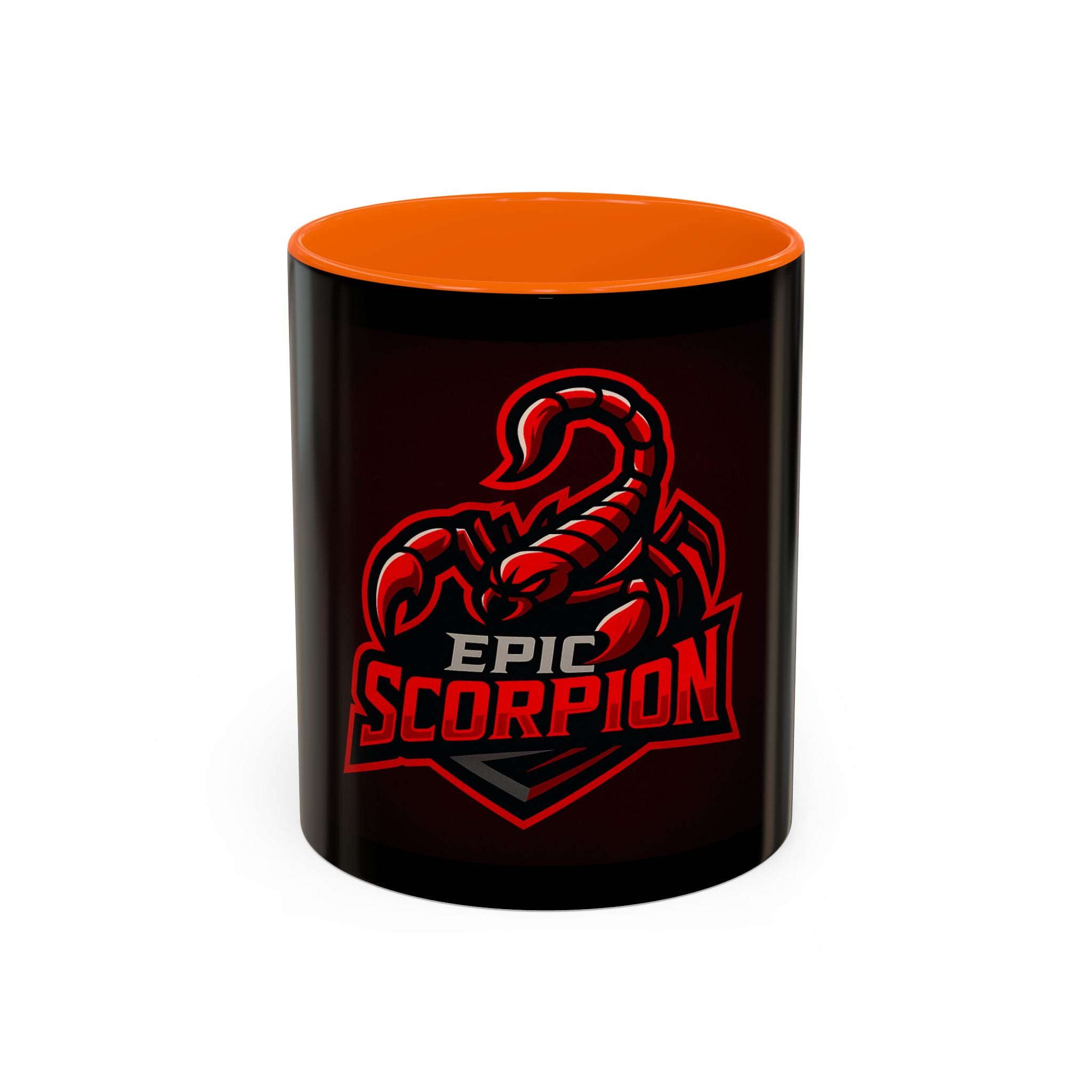 Epic Scorpion Coffee Mug – Red Gaming Logo Accent Mug