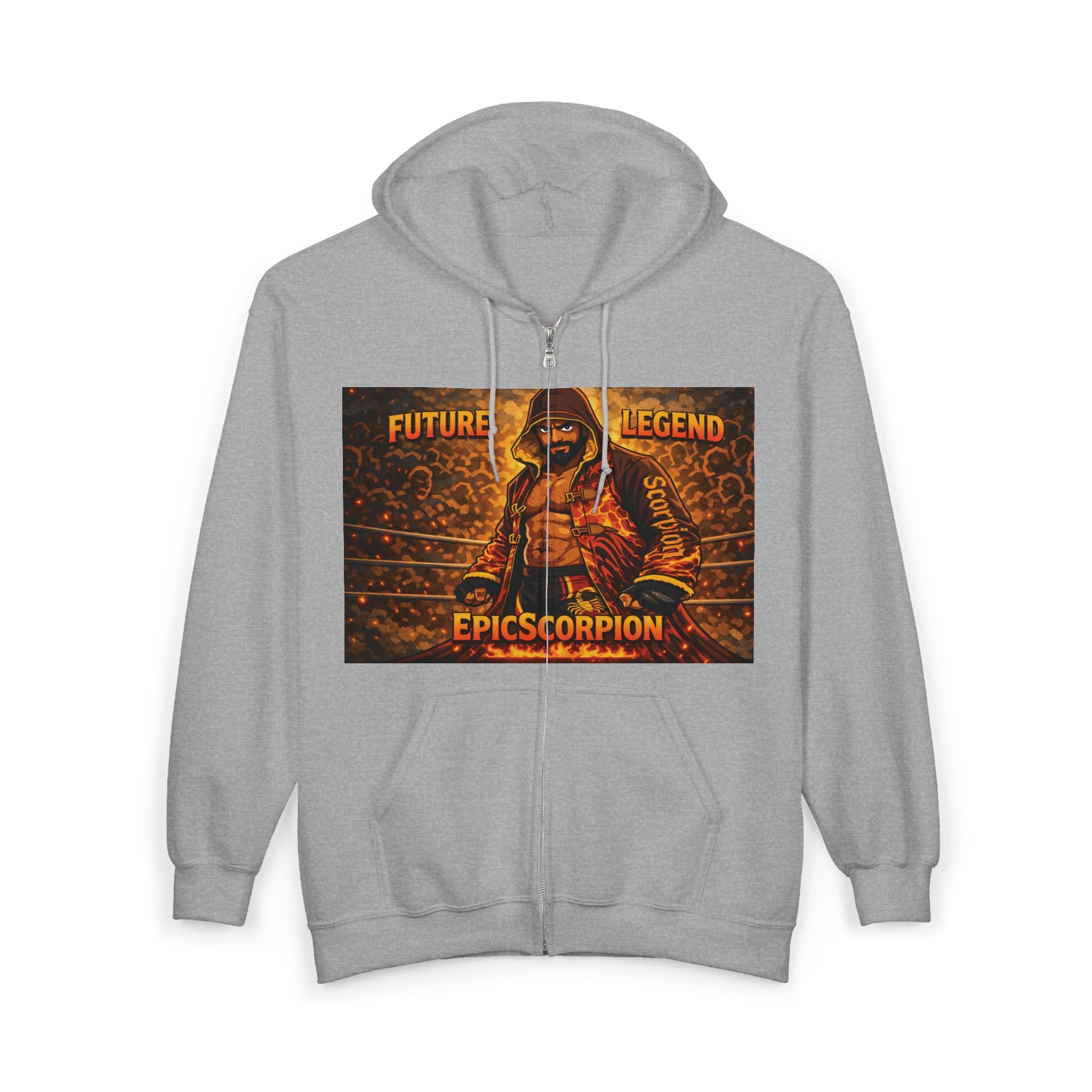 Future Legend Zip Hoodie – "I’m a Future Legend, What Are You?" Graphic Jacket