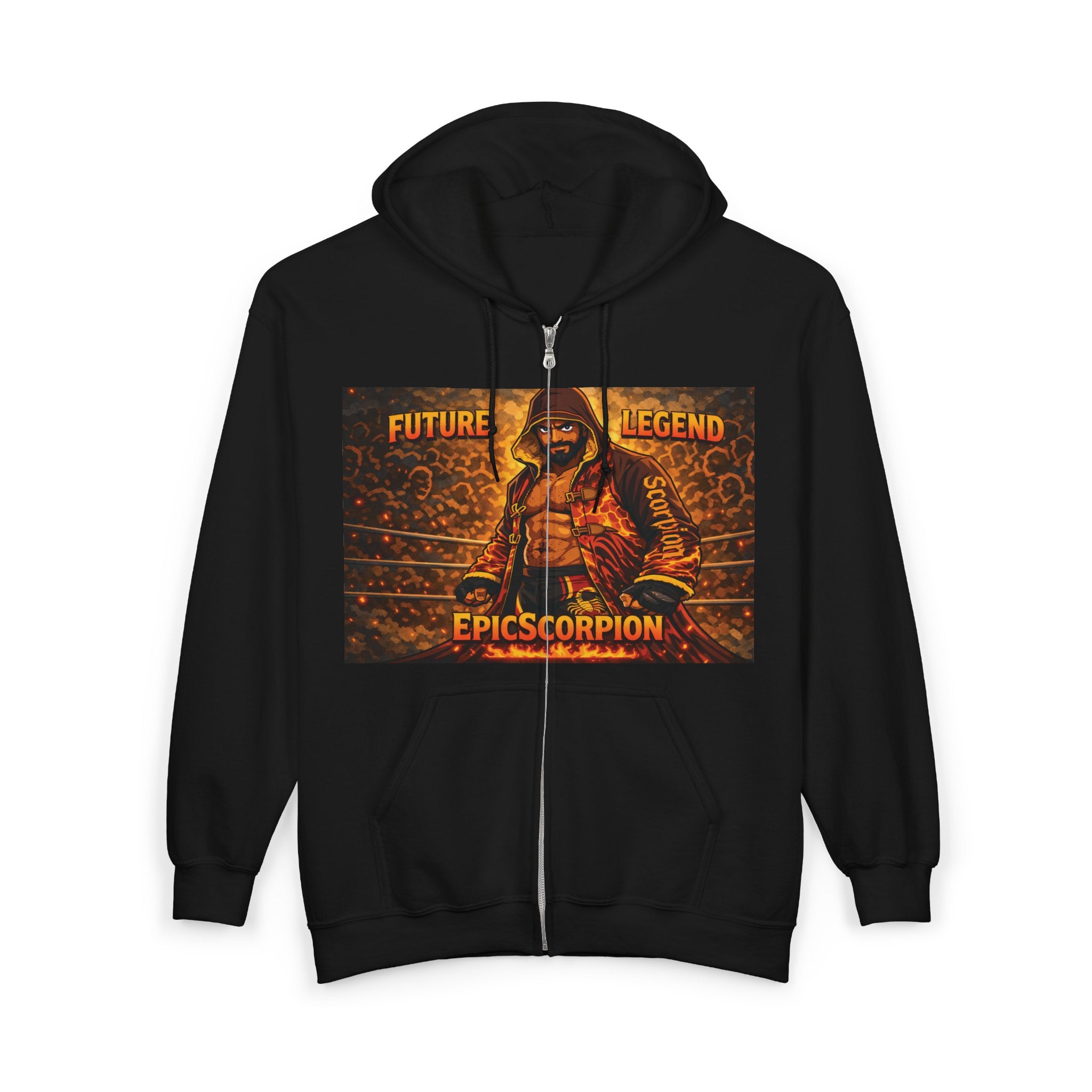 Future Legend Zip Hoodie – "I’m a Future Legend, What Are You?" Graphic Jacket