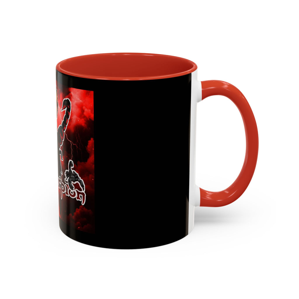 Epic Scorpion Coffee Mug – Red Lightning Gamer/Streamer Mug (11oz & 15oz)