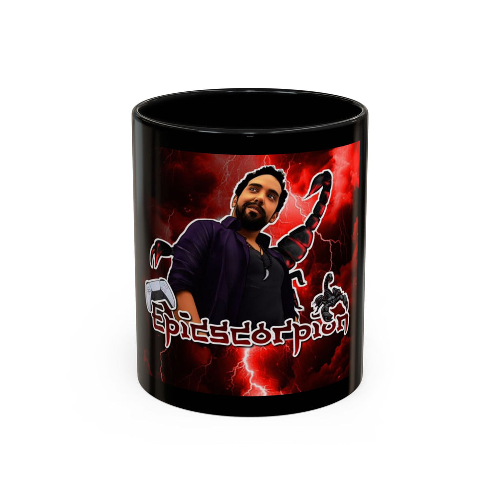 Epic Scorpion Coffee Mug – Red Lightning Gamer/Streamer Mug (11oz & 15oz)