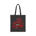Epic Scorpion Tote Bag — Red Scorpion Graphic Canvas Tote