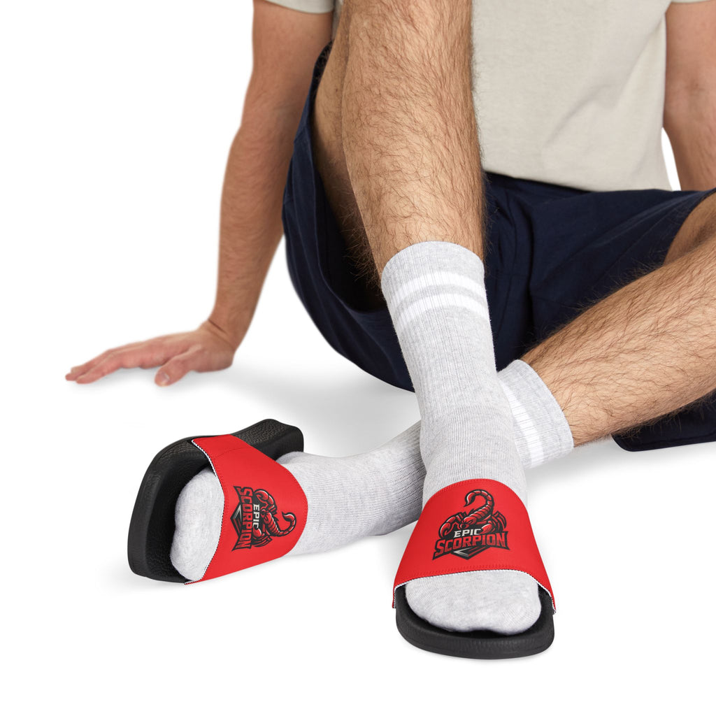 Scorpion Logo Slide Sandals — Removable Strap Men’s Slides
