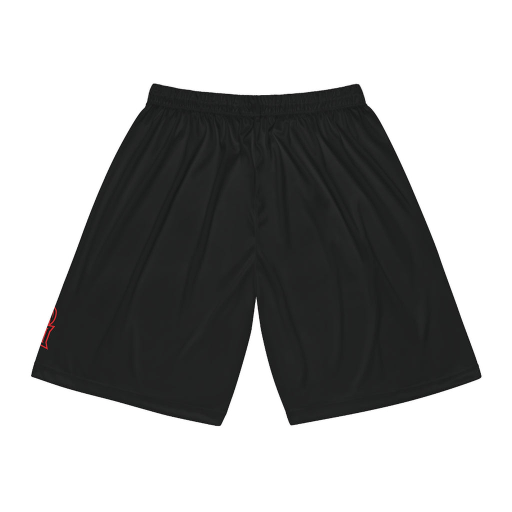 Epic Scorpion Basketball Shorts - Black Performance AOP Shorts