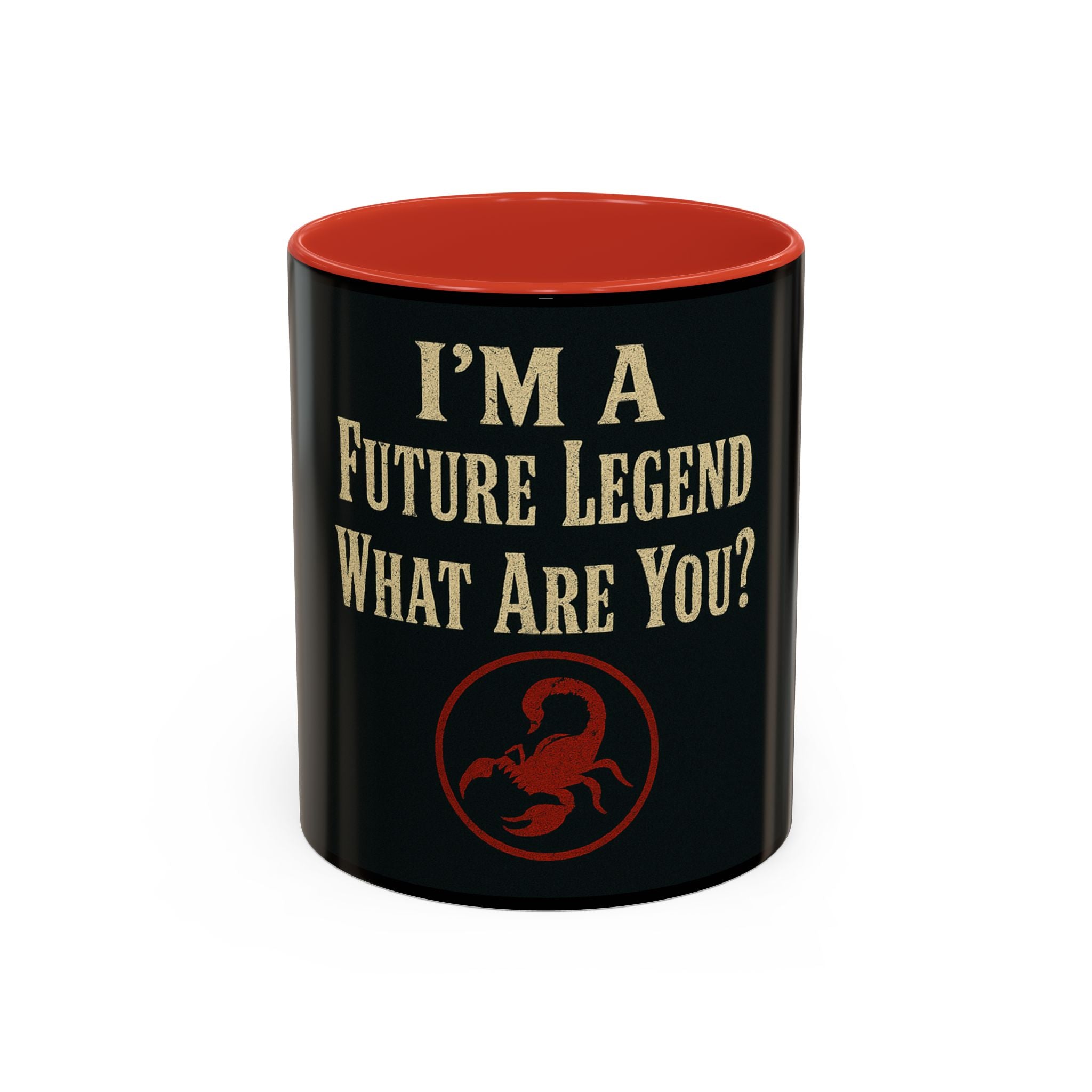 I'm a Future Legend Coffee Mug – Motivational Black Accent Mug (11/15oz)