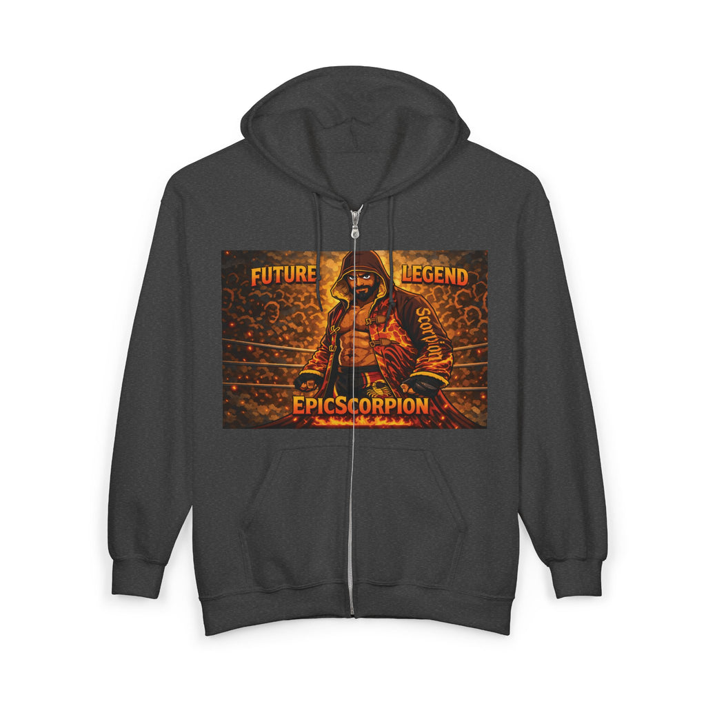 Future Legend Zip Hoodie – "I’m a Future Legend, What Are You?" Graphic Jacket