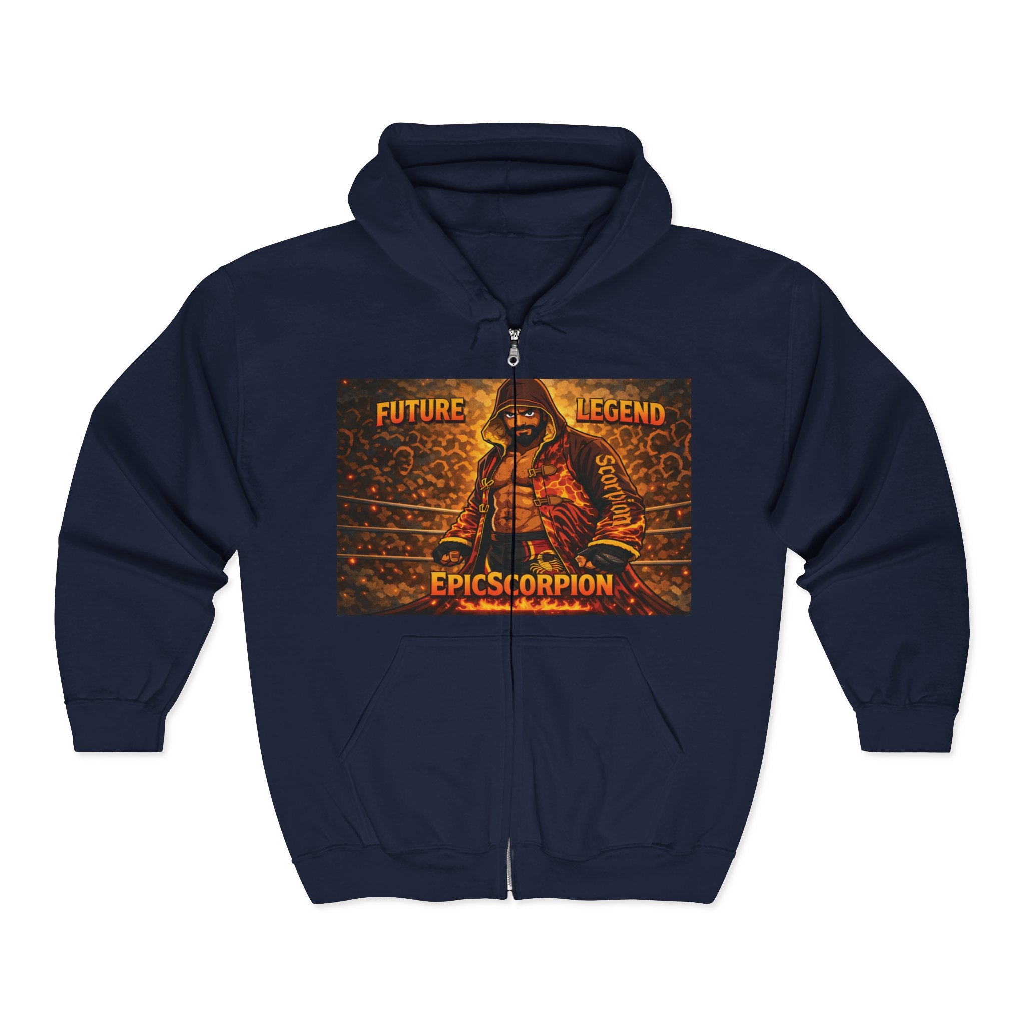 Future Legend Zip Hoodie – "I’m a Future Legend, What Are You?" Graphic Jacket